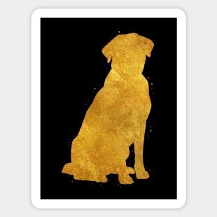 Labrador Retriever dog golden art Sticker